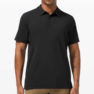Lululemon Snap Front Performance Golf
Short Sleeve Quick Dry Polo Black XXL EUC
